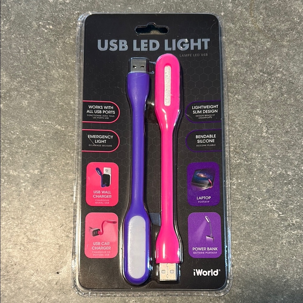 2 pack USB LED Light NWT